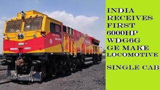 India receives first 6000HP WDG6G GE make Locomotive under 25 billion deal  TransformingRailways [upl. by Ettenay665]