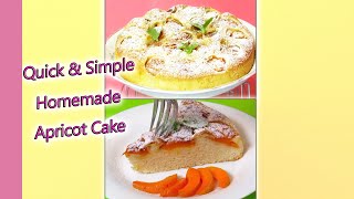 Quick amp Simple Homemade Apricot Cake  Easy Recipe [upl. by Ecirtaed40]