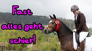 Kurz VERLERNT zu reiten 😱 Was ein Turnier [upl. by Dumanian619]