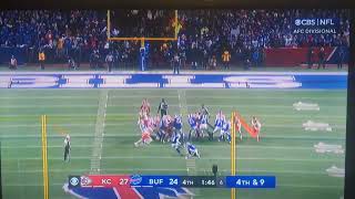 Bills Missed Field Goal against Chiefs [upl. by Jo-Anne876]