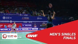 F  MS  Anthony Sinisuka GINTING INA vs Kento MOMOTA JPN 3  BWF 2018 [upl. by Pinebrook]