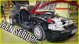 ¿Cómo Instalar un 𝐂𝐈𝐄𝐑𝐑𝐄 𝐂𝐄𝐍𝐓𝐑𝐀𝐋𝐈𝐙𝐀𝐃𝐎 universal en el coche  SwapCivicK20 ep 18 PetrolheadGarage [upl. by Ebert]