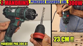 PARKSIDE perceuse visseuse filaire 300w LIDL Corded Power Drill Netzschrauber [upl. by Stoops]