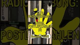 Alte Radiowerbung Rolf und die neuen Postleitzahlen 3 Sommer 1993 shorts postleitzahlen rolf [upl. by Alsworth]