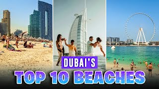 Top 10 Beaches in Dubai  Beaches to Visit in Dubai UAE  Dubai beaches tour plan [upl. by Javler]