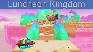 Super Mario Odyssey  Luncheon Kingdom Walkthrough HD 1080P60FPS [upl. by Anon]