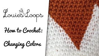 How to Change Yarn Colors While Crocheting in the Round [upl. by Delaine932]