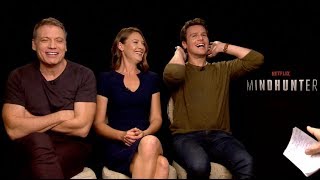 MINDHUNTER Netflix interviews  Jonathan Groff Holt McCallany Anna Torv [upl. by Alica550]