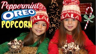 Christmas Oreo Treats  Peppermint Chocolate Crunch  Treat Tuesday Kids Cooking and Baking [upl. by Ahsinik]