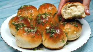 Pampushky Ukrainian Garlic Bread  Easy Recipe  Homemade Bread Simple and Tasty [upl. by Ahel]