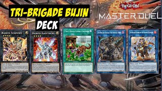 TriBrigade Bujin Deck  Fun to play YuGiOh Master Duel [upl. by Wun]