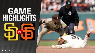 Padres vs Giants Game Highlights 91524  MLB Highlights [upl. by Eeraj]