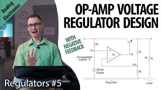 Voltage regulator with negative feedback 5  Regulators [upl. by Mark]