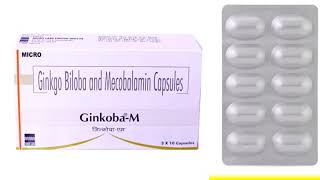 Ginkoba M Tablet Uses  Ginkgo Biloba amp Mecobalamin Tablet All Details [upl. by Ahsekar]