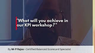 KPI  What will you achieve in our KPI Training and Practical Workshop [upl. by Aikahs]