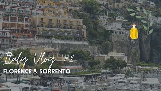 Italy vlog 2 Exploring Florence Sorrento and day trip to the Amalfi coast [upl. by Asquith322]