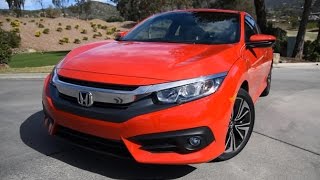 2016 Honda Civic Coupe Review  First Drive [upl. by Roumell]