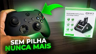 🎮🔋KIT OVIO Jogue por HORAS no Xbox sem Trocar Pilhas Unboxing e Teste🔋🎮 [upl. by Eirrak]