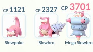 Mega Slowbro Evolution Line Only Challenge 😎 Pokemon Go [upl. by Annayar878]