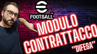 Modulo con stile CONTRATTACCO assurdo reparto difensivo eFootball 2025 [upl. by Chill]