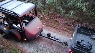 Get the GOAT  the GO AllTerrain camper on the trails in NC overlanding [upl. by Jennee]