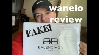 FAKE BALENCIAGA SPEED TRAINER  WANELO REVIEW [upl. by Otir]