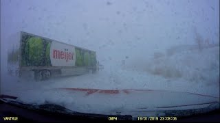 Witness recalls Meijer truck sliding into a car in Holland after losing control [upl. by Ramoh]