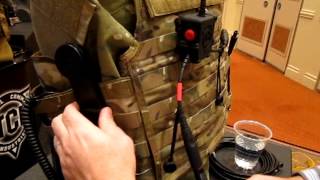 Tactical Command Industries TCI Liberator III Tactical Headset with PushToTalk PTT Button [upl. by Nagah582]