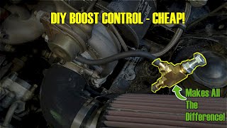 Control Boost for Cheap  DIY Manual Boost Controller [upl. by Rabassa]