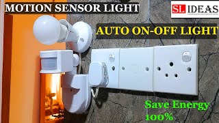 Automatic On Off Light Switch \ Motion Sensor Light \ Save Energy\PIR [upl. by Lord181]