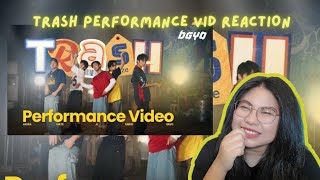 BGYO Trash Performance Video Reaction [upl. by Aihsekan]