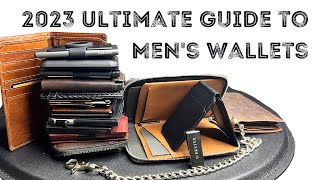 2023 Guide To Mens Wallets  Wallet Types What To Carry In Your Wallet amp What Wallet To Get [upl. by Lesab]