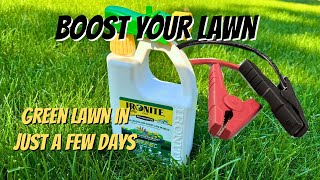 Liquid Ironite The Fastest Way to Green Up Your Lawn lawn diylawncare greenlawn [upl. by Enait]