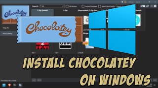 Install Chocolatey on Windows [upl. by Ekralc639]