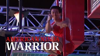 Yusuke Morimoto at Stage 3 of American Ninja Warrior USA vs The World 2014  American Ninja Warrior [upl. by Refinaj]