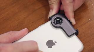 ExoLens Tutorial How to Attach the Edge Mounting System to Your iPhone Device [upl. by Meredi]