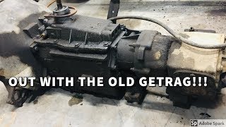 1st Gen Cummins Getrag 360 Transmission Removal amp Tips on Planning Your Build [upl. by Sharl]