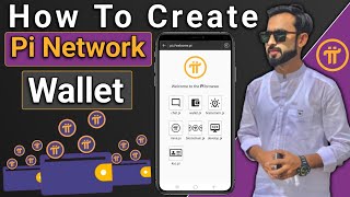 How to create Pi Network Wallet  Pi Browser wallet Tutorial  Cryptocurrency news [upl. by Hnirt]