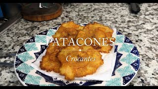 COMO HACER PATACONES CROCANTES [upl. by Llenaej]