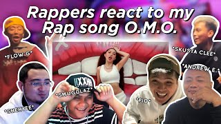 RAPPERS REACT TO MY RAP SONG ft Skusta Clee Smugglaz Flow G Shehyee Pio and Andrew E [upl. by Ferullo263]