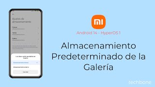 Cambiar el Almacenamiento Predeterminado de la Galería  Xiaomi Android 14  HyperOS 1 [upl. by Jeramie]