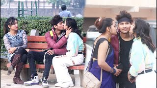 Kissing Prank With A Twist  Its Baba  Vishal Goswami Baba [upl. by Ecirtnas219]