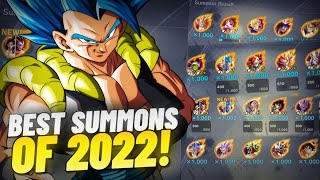 MY BEST SUMMONS OF 2022 Dragon Ball LEGENDS [upl. by End]