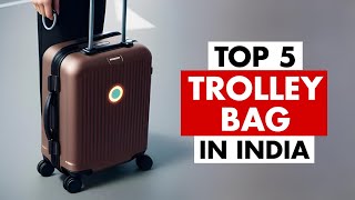 Top 5 Best Trolley Bags In India 2024  Best Trolley Bags Under 3000  Best Trolley Bags Review 2024 [upl. by Lilyan]