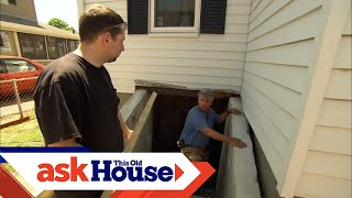 How to Replace Basement Bulkhead Doors  Ask This Old House [upl. by Odlaniger]