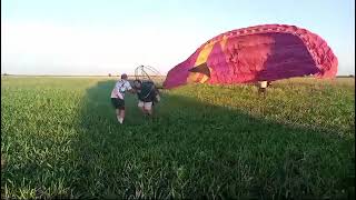 paramotor amazónica Fernando en su 1era práctica con motor simonini [upl. by Halette]