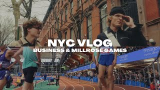 NYC Vlog  Working  Millrose Games [upl. by Neellok]