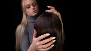 ASMR  HAIRCUT with DEEP SCALP CONDITIONING [upl. by Nosiaj943]