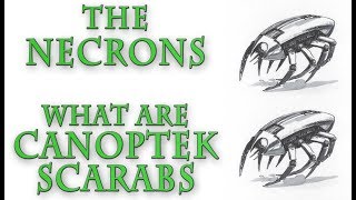 Warhammer 40k Lore  The Necrons What are Canoptek Scarabs [upl. by Rhodia]