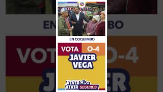 En Coquimbo vota Javier Vega para Gobernador Regional Vivir bien vivir seguro [upl. by Jahdiel253]